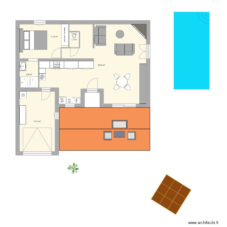 ddd3. Plan de 0 pièce et 0 m2