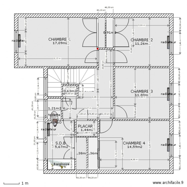 6 GARONNE PLOBSHEIM / ETAGE 1. Plan de 0 pièce et 0 m2