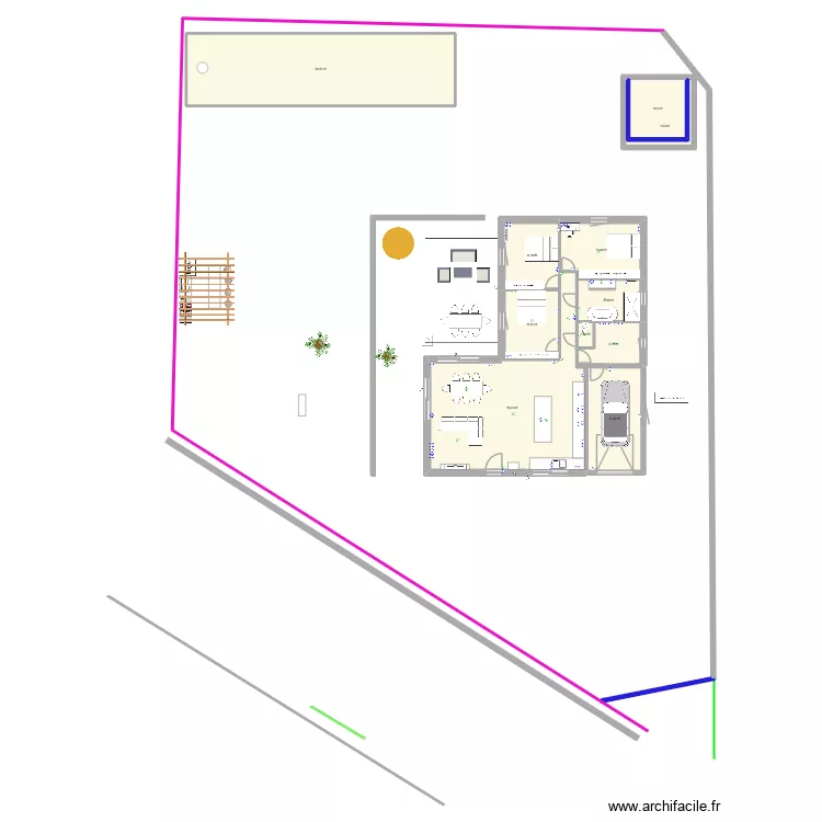 PLAN 2. Plan de 11  et 198 m²