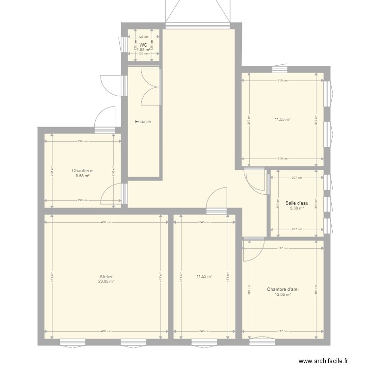 RDC Tilly. Plan de 0 pièce et 0 m2