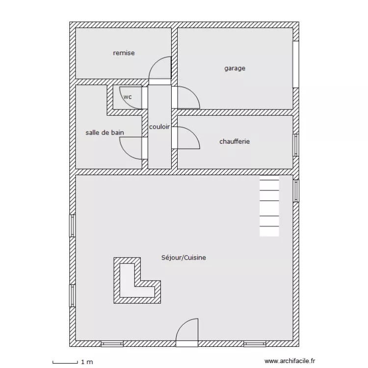 rdc cailly. Plan de 