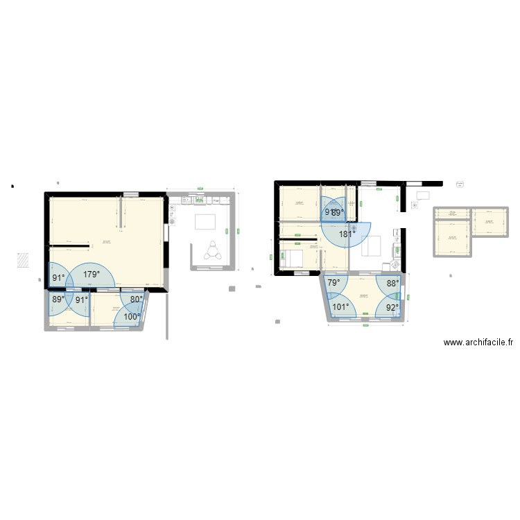 vincent. Plan de 11 pièces et 164 m2