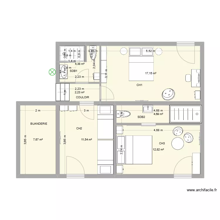 extension bouguenais pcbt. Plan de 