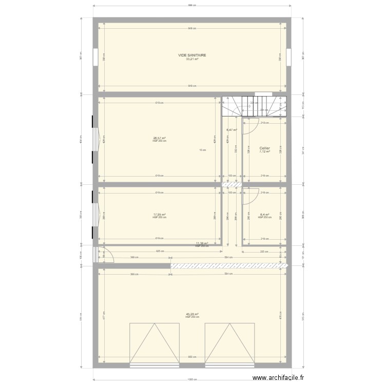 PROJET 2  SS. Plan de 0 pièce et 0 m2