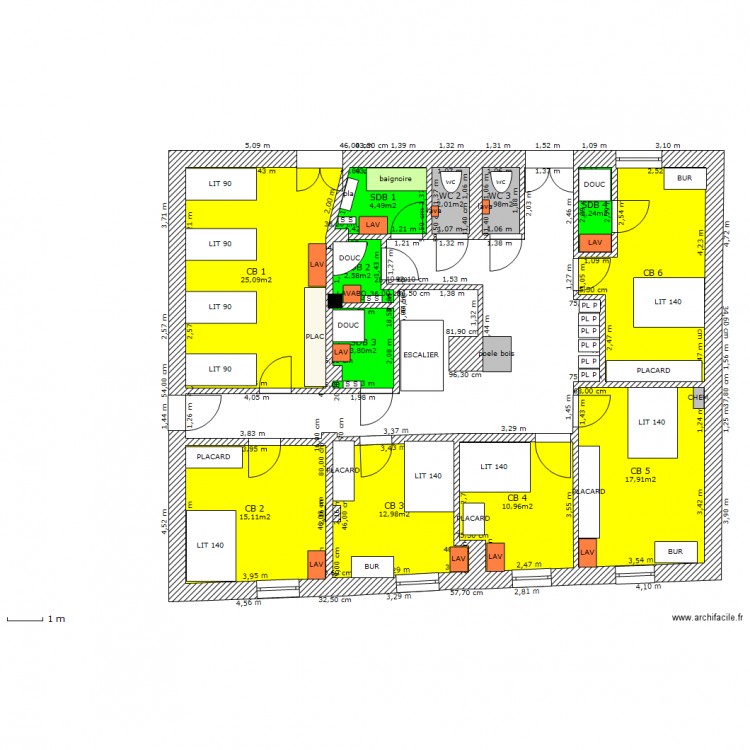 PALA ETAGE VERS 8 TER BIS BIS. Plan de 0 pièce et 0 m2