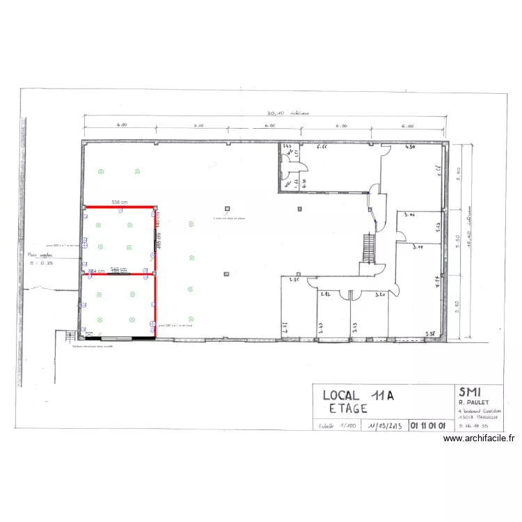 MALPASSE ATELIER VIVAS. Plan de 