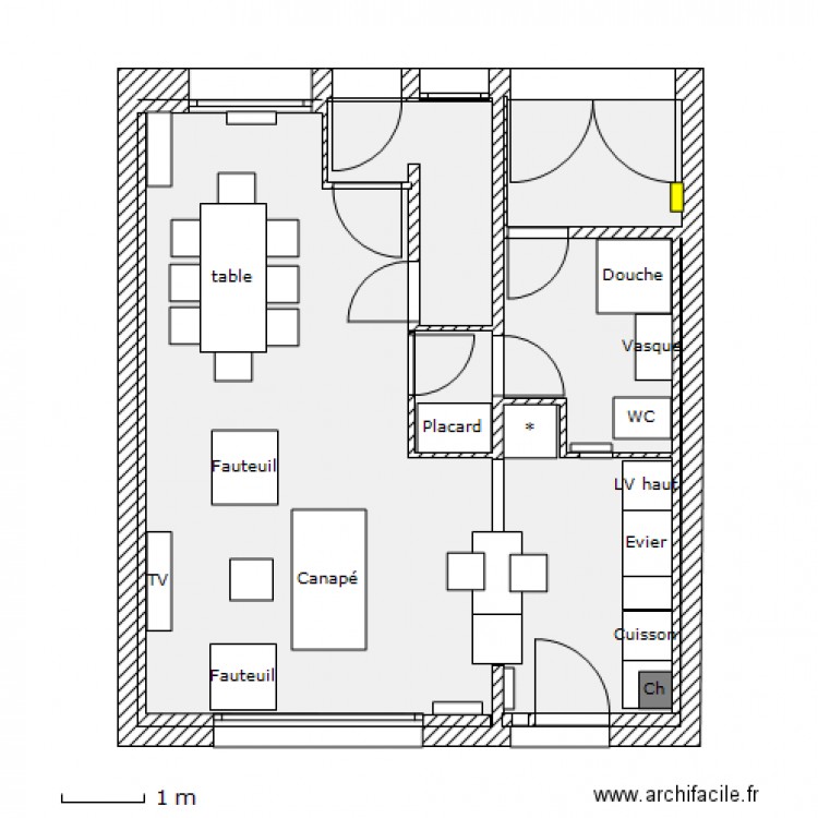 RC Projet V13c - Deplcmt tabl elec. Plan de 0 pièce et 0 m2