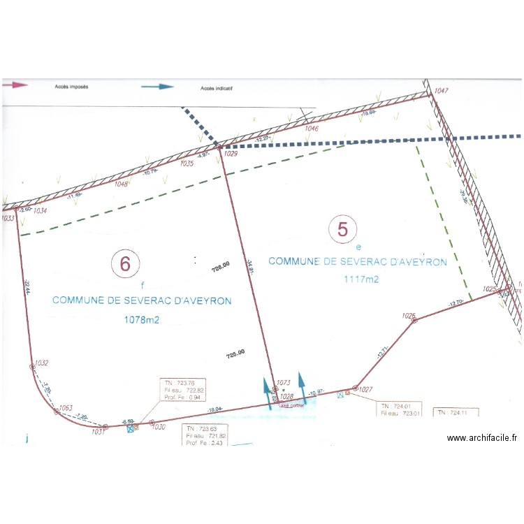 PLAN DE MASSE. Plan de 0 pièce et 0 m2