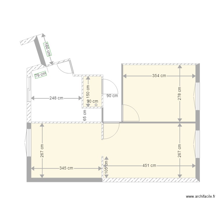 Réno complète Genets Dany 2. Plan de 0 pièce et 0 m2