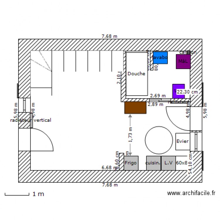 rez de chaussée. Plan de 0 pièce et 0 m2