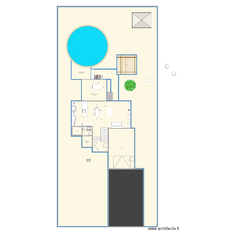 Viridis terrain piscine et aménagement 5. Plan de 0 pièce et 0 m2