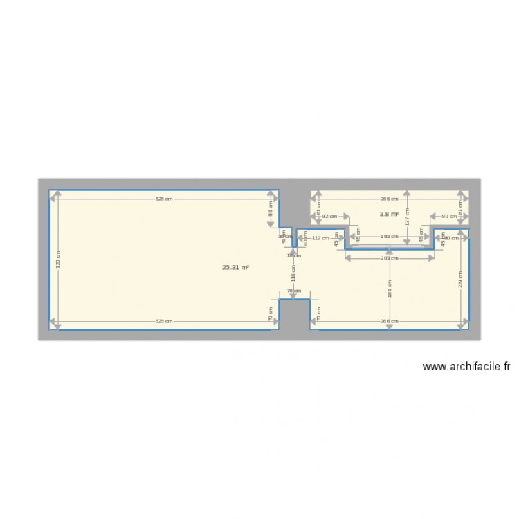 plan  studio martha 1. Plan de 0 pièce et 0 m2