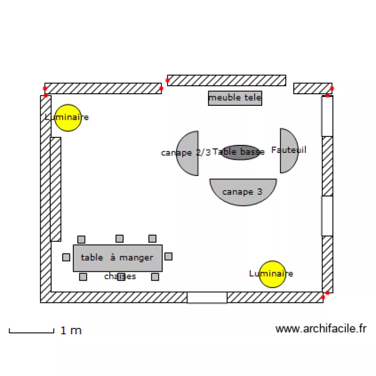 SALON ESSAI. Plan de SALON ESSAI. Plan de