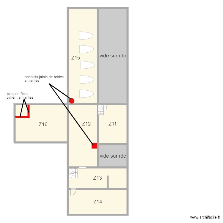 moulin 1er etage. Plan de 0 pièce et 0 m2