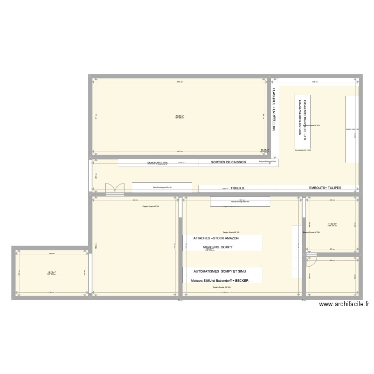 PLan sequestre 2-Guillaume. Plan de 7 pièces et 373 m2