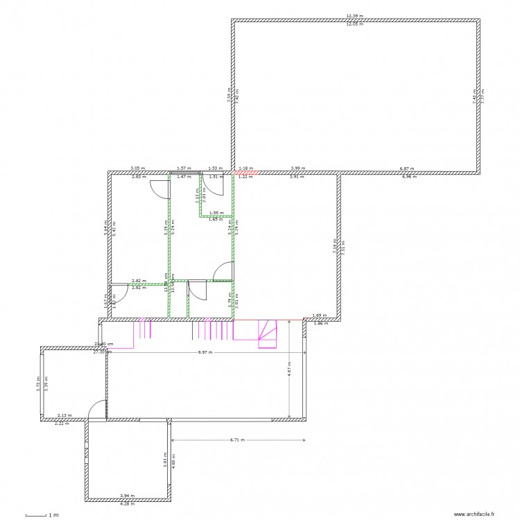 S50 AGRANDISSEMENT 4. Plan de 0 pièce et 0 m2