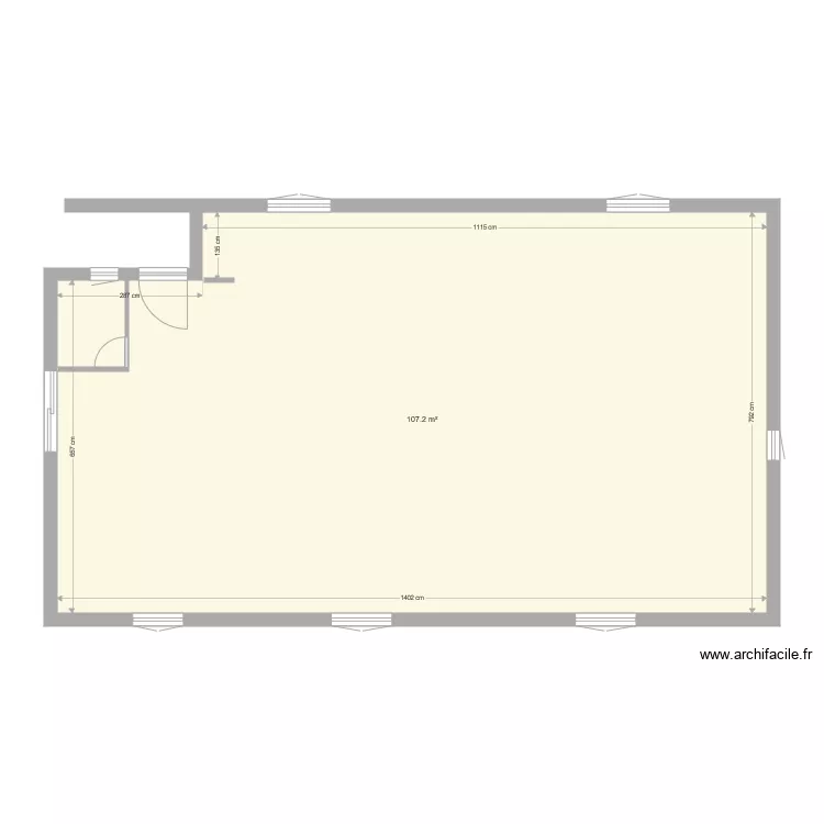 calenzana sur&eacute;l&eacute;vation. Plan de 