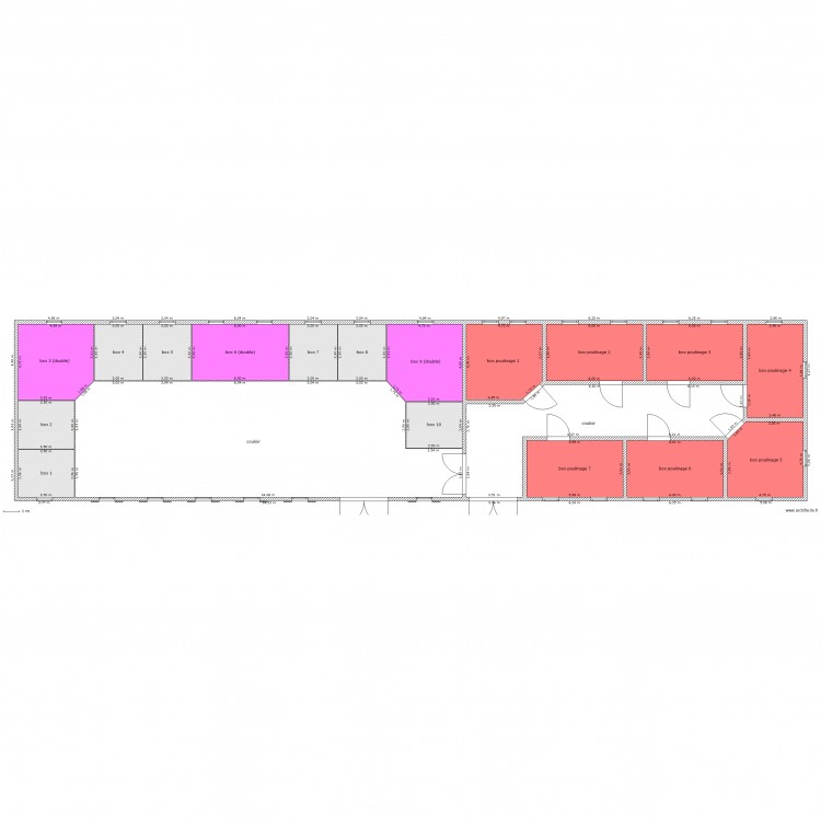 plan petite écurie. Plan de 0 pièce et 0 m2