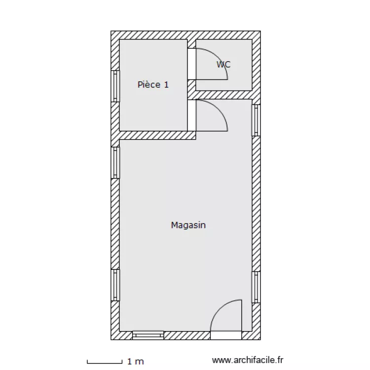 FRANTZ Magasin. Plan de 