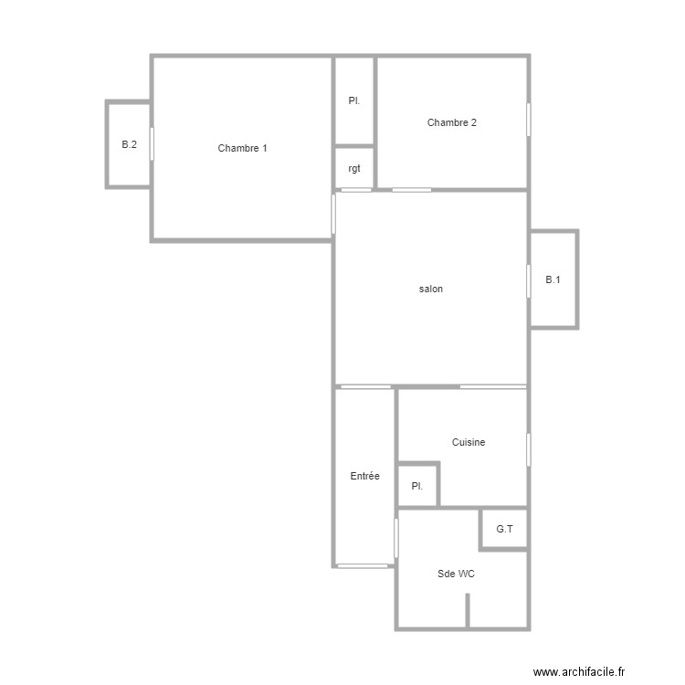 LECONTE 5èME. Plan de 0 pièce et 0 m2