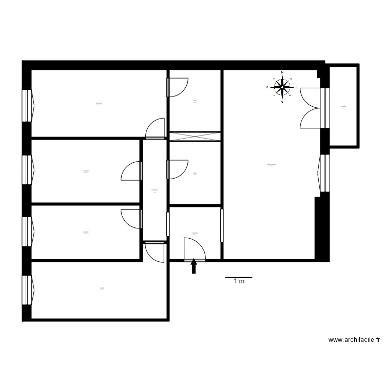 RESIDENCIAL CASAMANYA BLOC 1 1 2 ORDINO. Plan de 0 pièce et 0 m2