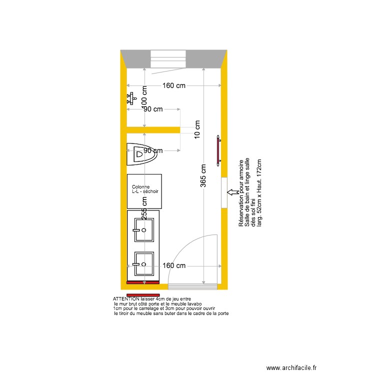 Grande SDB. Plan de 0 pièce et 0 m2