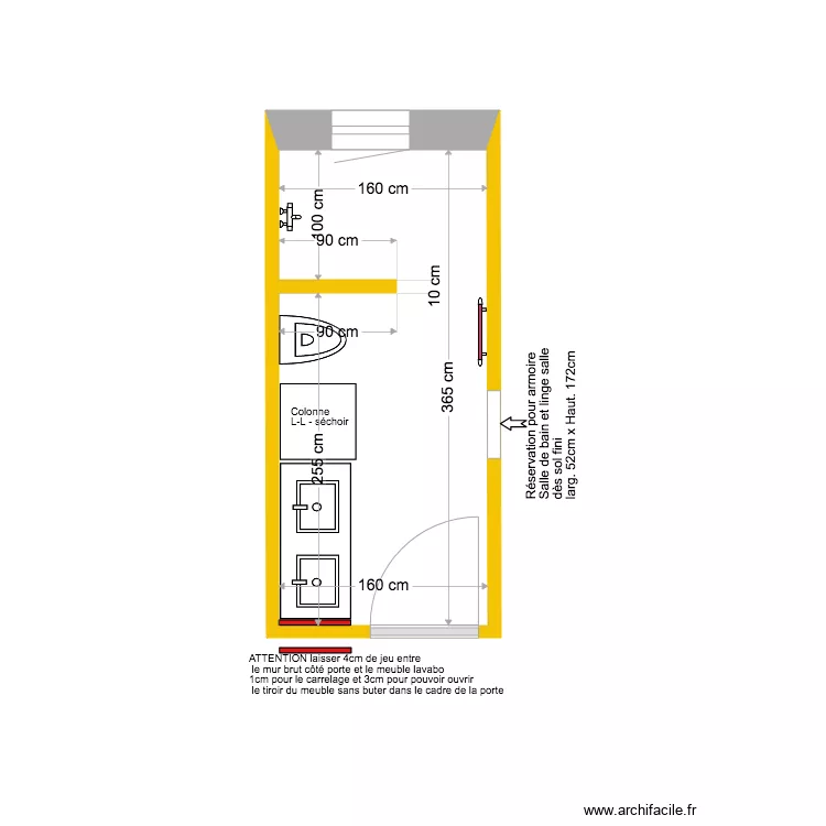 Grande SDB. Plan de 0 pièce et 0 m2