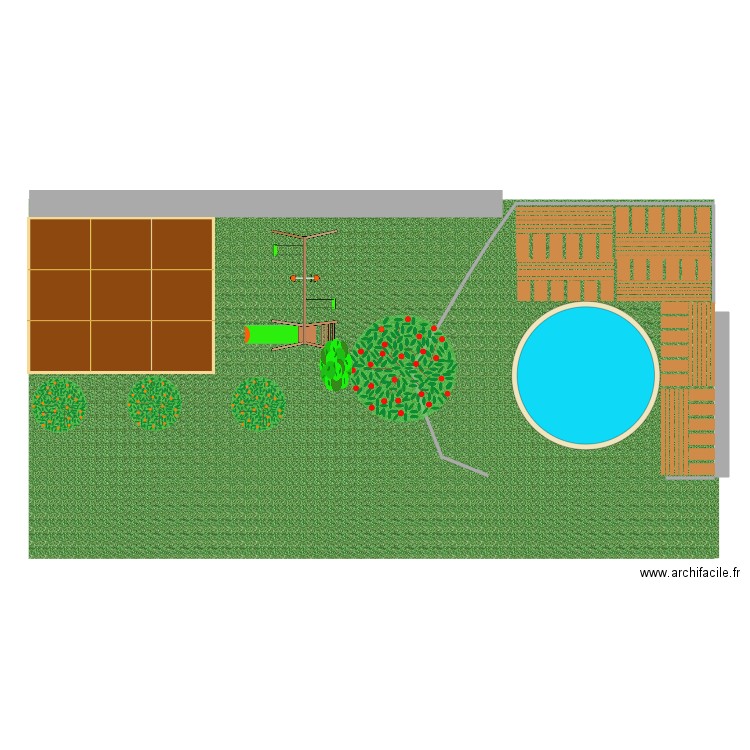 piscine. Plan de 0 pièce et 0 m2