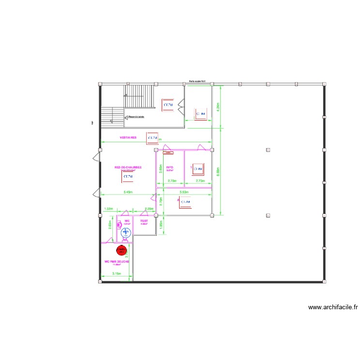 AIMS 2 RDC. Plan de 0 pièce et 0 m2
