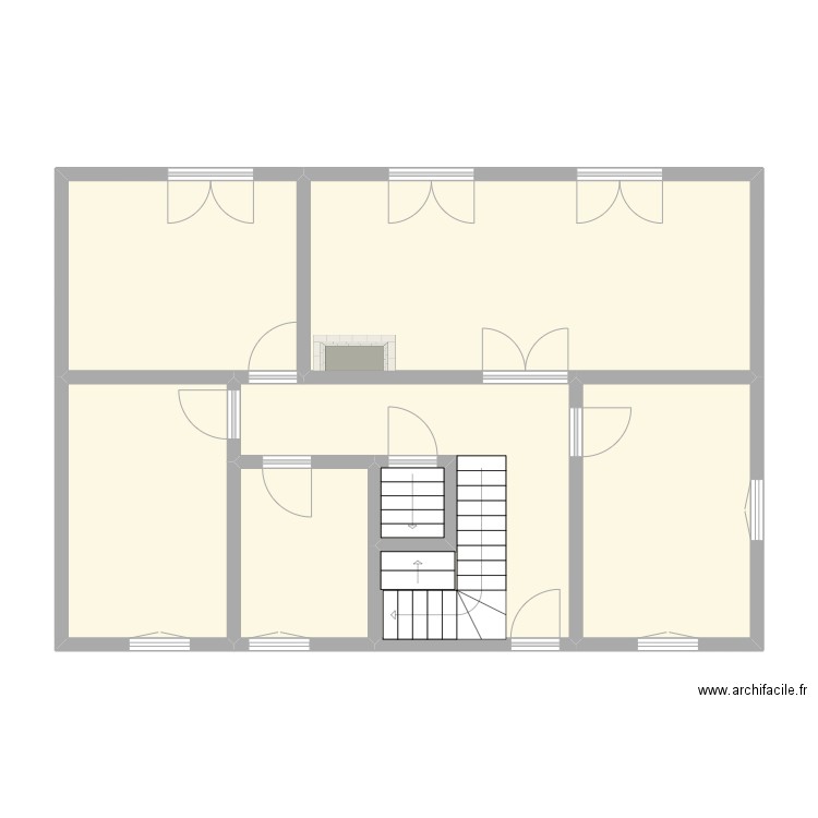 DECHAMPS - DUCLAIR. Plan de 18 pièces et 222 m2