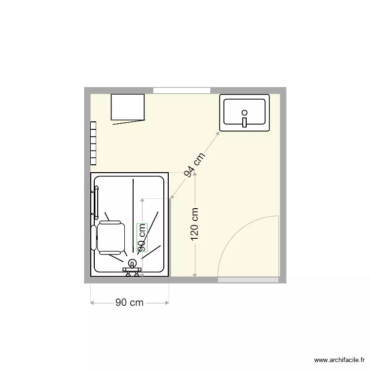 plan apr&egrave;s Postic 1. Plan de 