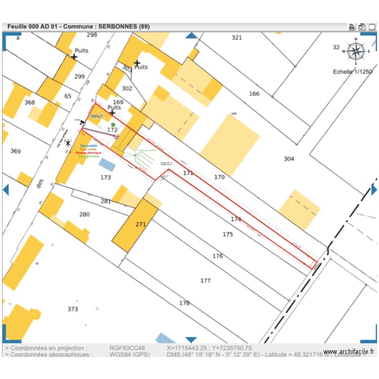 plan masse pc2 reseau. Plan de 0 pièce et 0 m2
