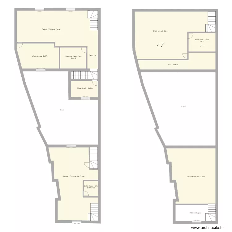 780808193-HOUILLES-SCIPERIMETRE-CROQUIS. Plan de 