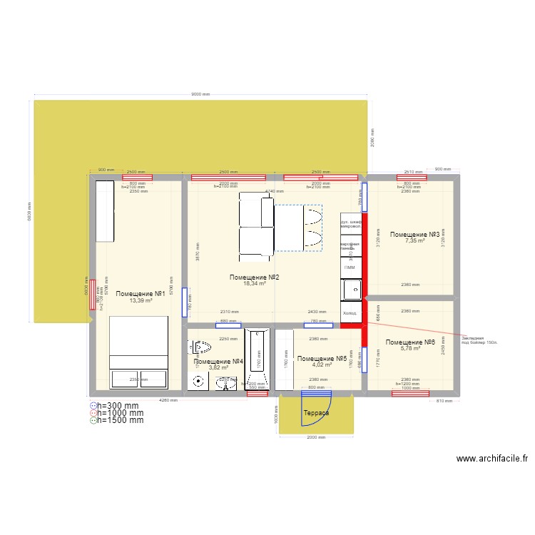 60 2.2 Витамин. Plan de 0 pièce et 0 m2
