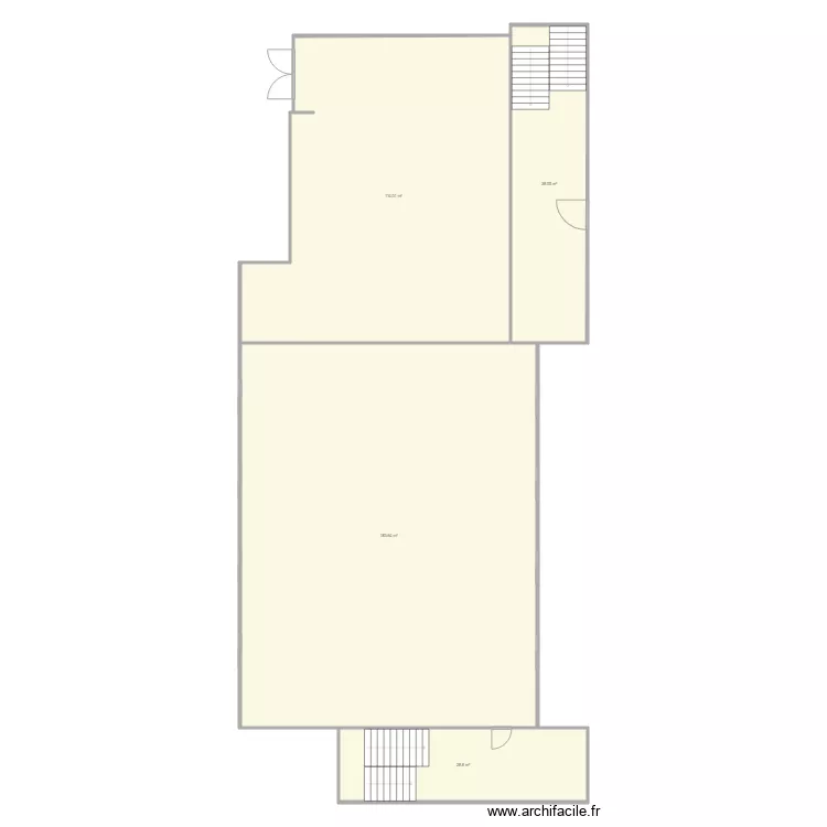 reception rc. Plan de 