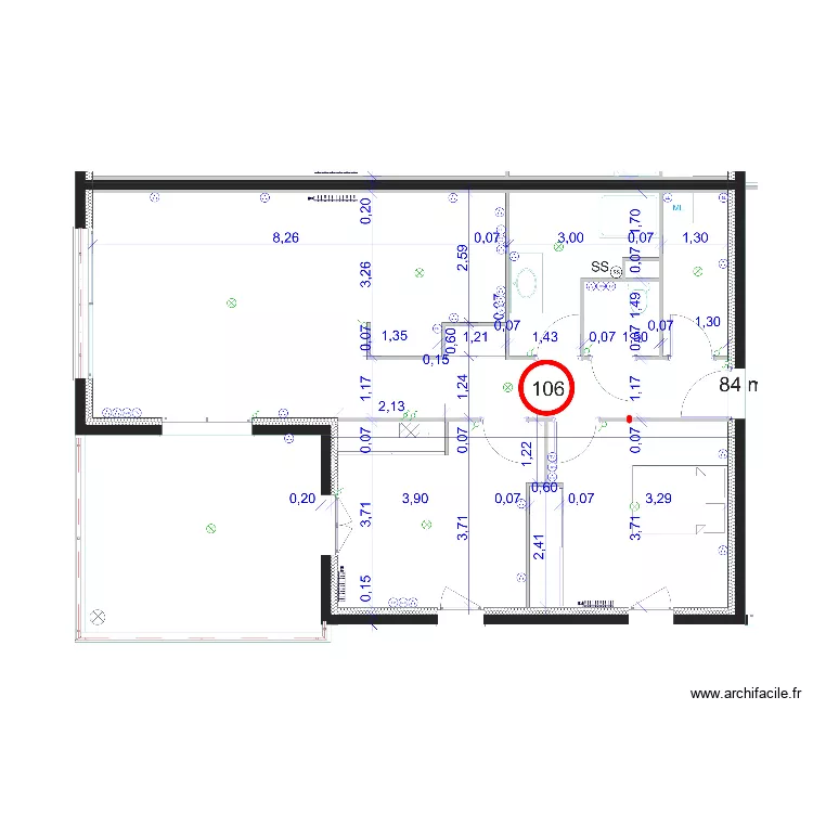 106 PLAN ELEC. Plan de 