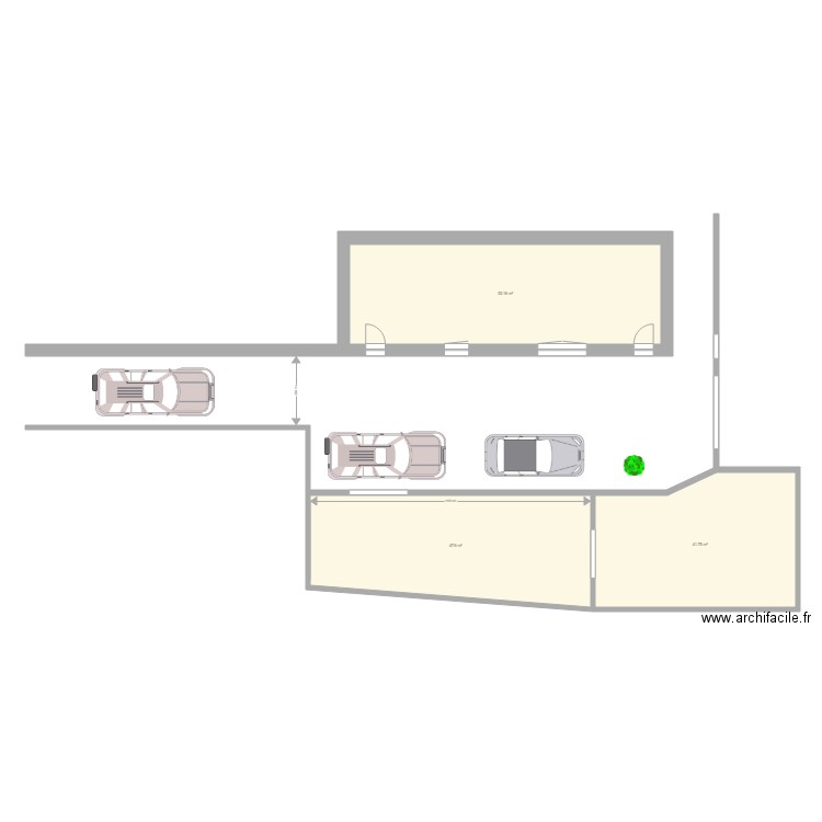 parking atelier futur. Plan de 0 pièce et 0 m2