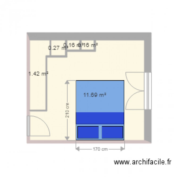 chambre maison. Plan de 0 pièce et 0 m2