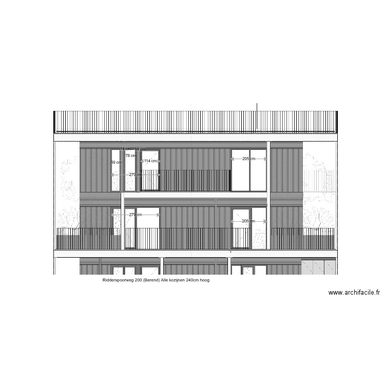 kozijnen Berend nummer 200. Plan de 0 pièce et 0 m2