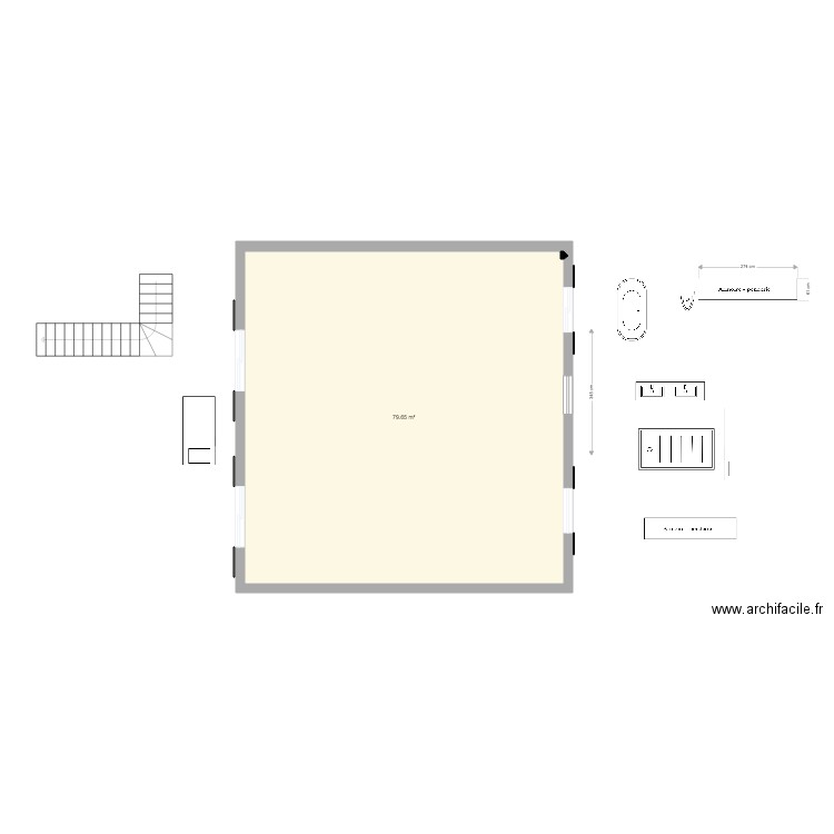 MALMOUSQUE RENO chambres BONNES MESURES. Plan de 0 pièce et 0 m2