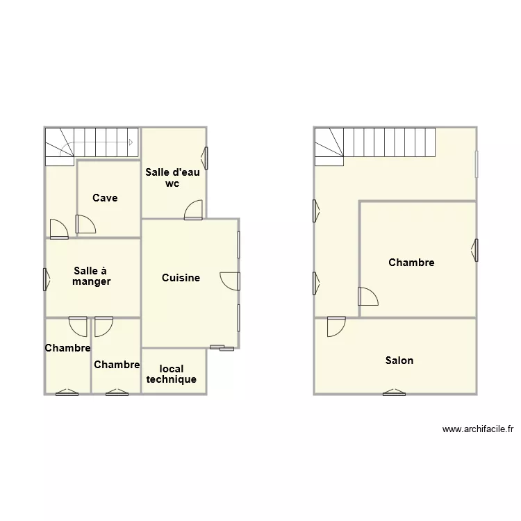 1012 Pontille. Plan de 