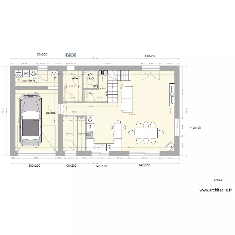 casa trets rdc v5 final. Plan de 