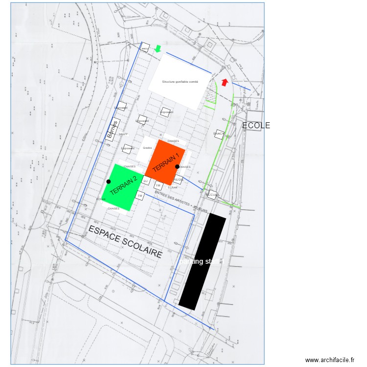 VILLAGE BASKET 3X3 JEUDI VENDREDI. Plan de 0 pièce et 0 m2