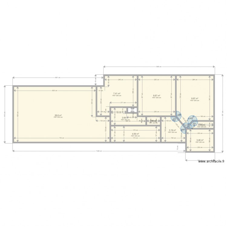 DELL ACQUA. Plan de 0 pièce et 0 m2