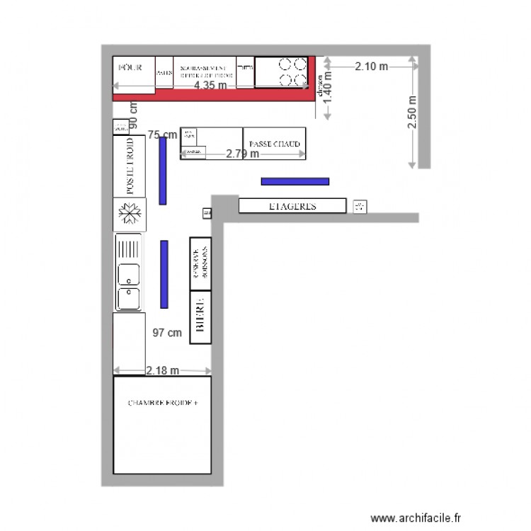 cuisine V3. Plan de 0 pièce et 0 m2