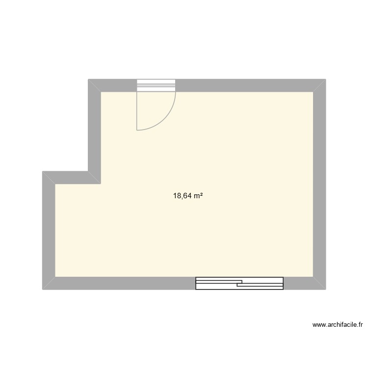 chambre kais. Plan de 0 pièce et 0 m2