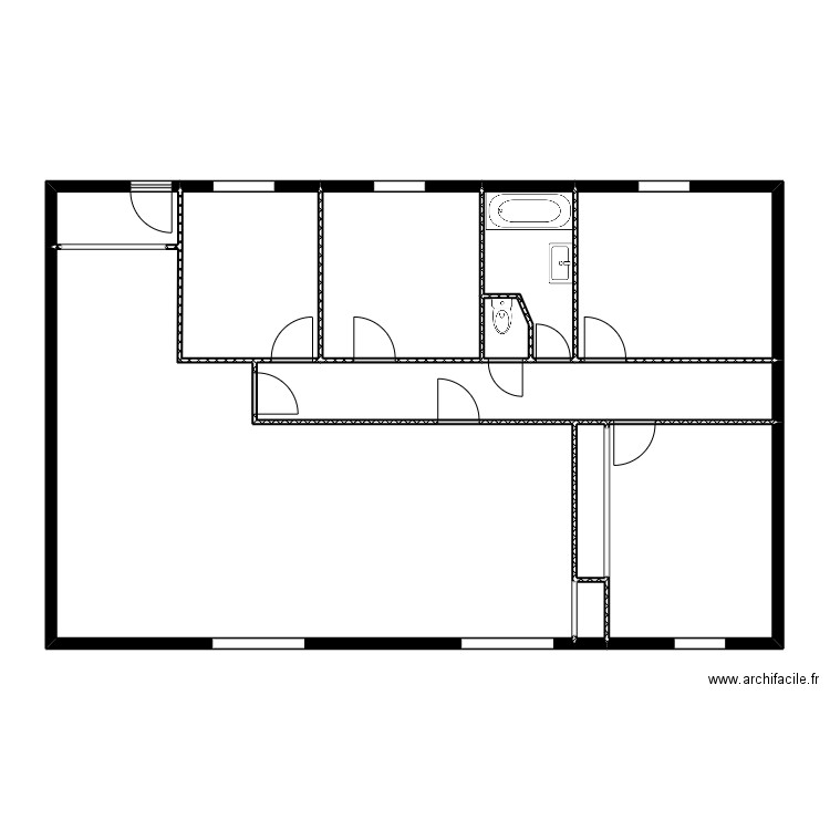 REYNAUD existant. Plan de 0 pièce et 0 m2