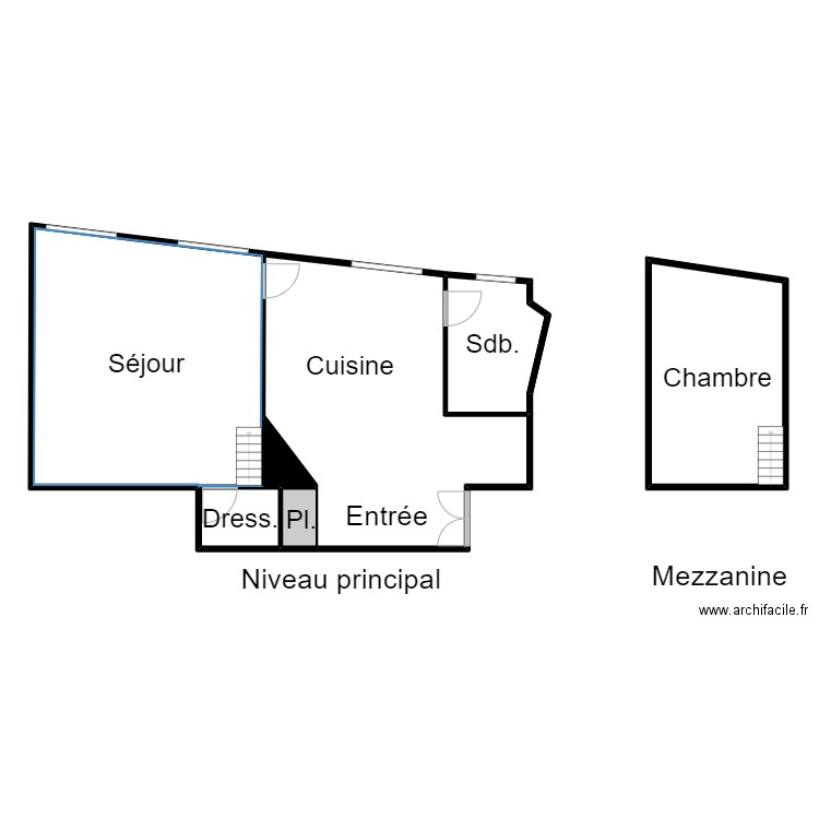 Plan VALENTIN 16 02 23. Plan de 7 pièces et 159 m2