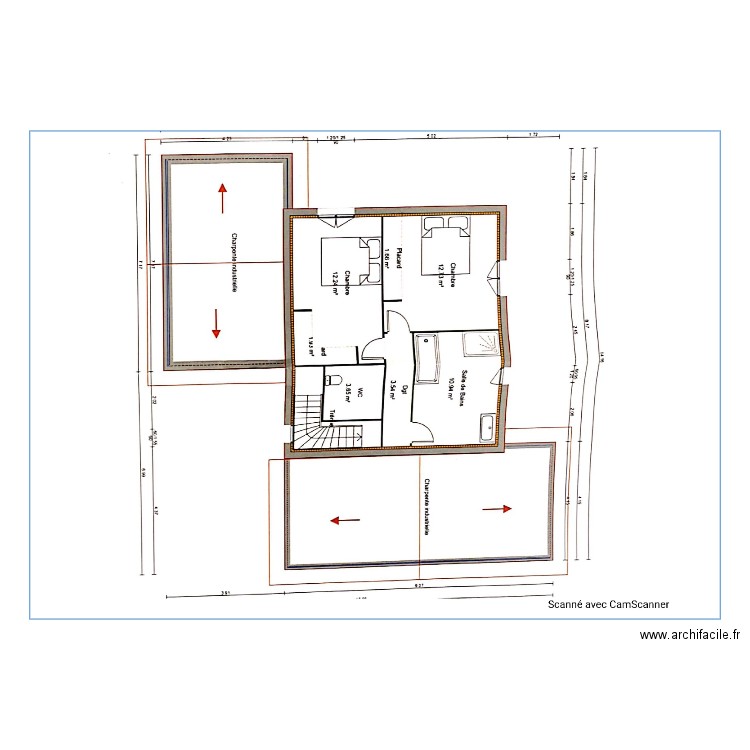 OYEU ETAGE. Plan de 0 pièce et 0 m2