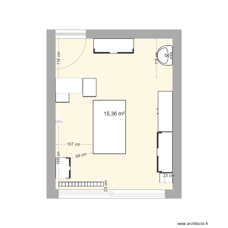 bureau gdc 2. Plan de 0 pièce et 0 m2